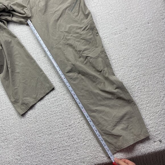 Simms Pants Mens XL Tan Stretch Utility Zip Pocket Fishing Outdoor Hiking Trail - Picture 9 of 16